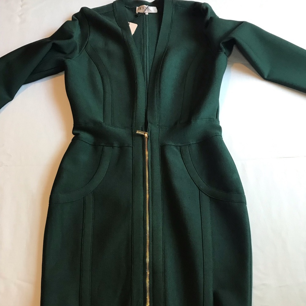 House of London low cut Bandage Dress